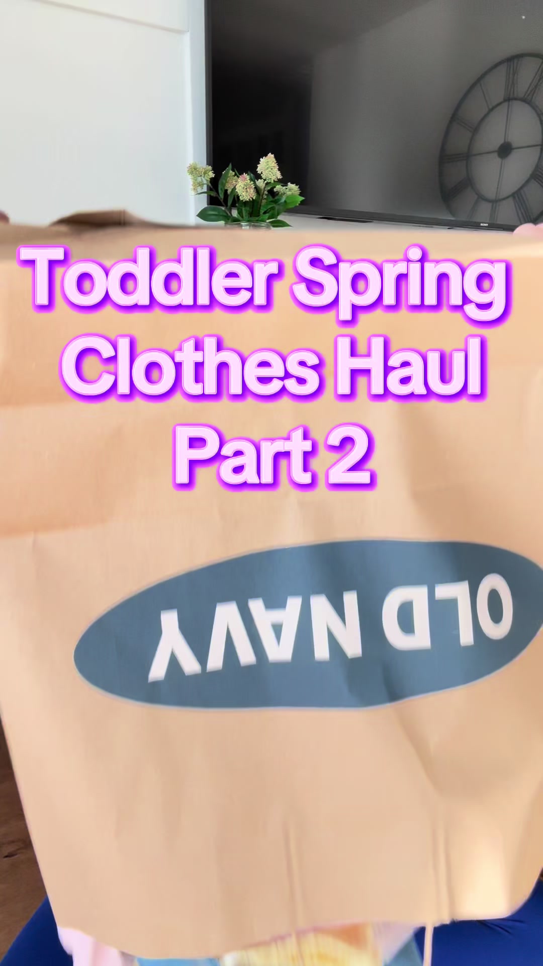 Old Navy spring clothes haul for my toddler 🌺 🌼