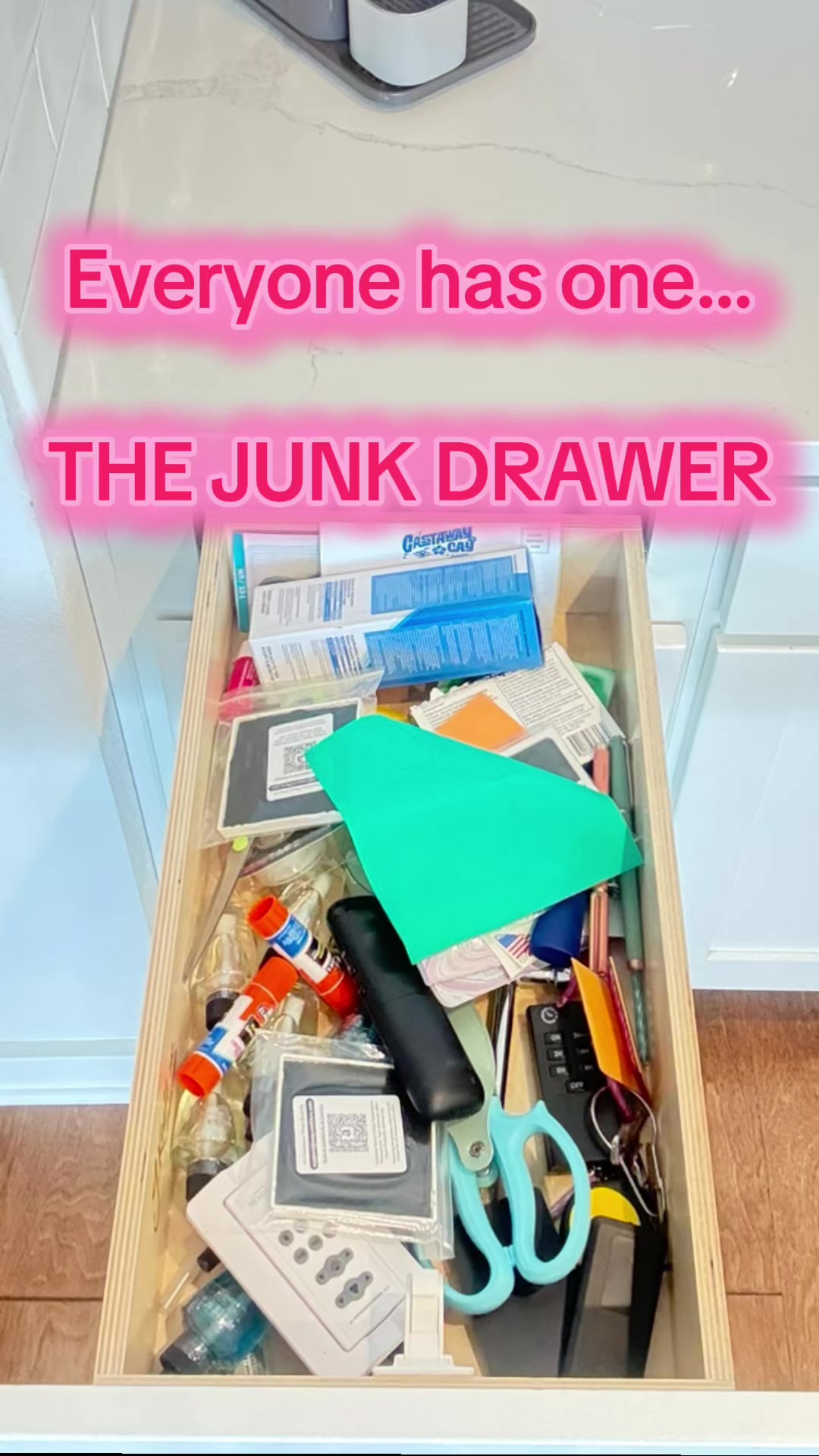 Kitchen Drawer Organization Day 4: Junk Drawer!