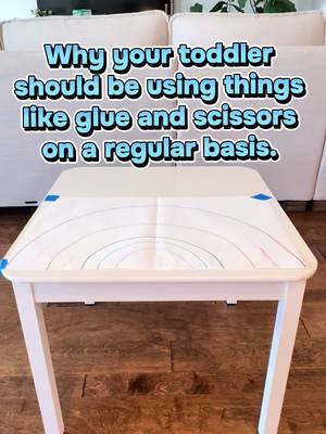 Your toddler should be using scissors and glue in a daily basis to build fine motor skills, hand eye coordination, and independence!!