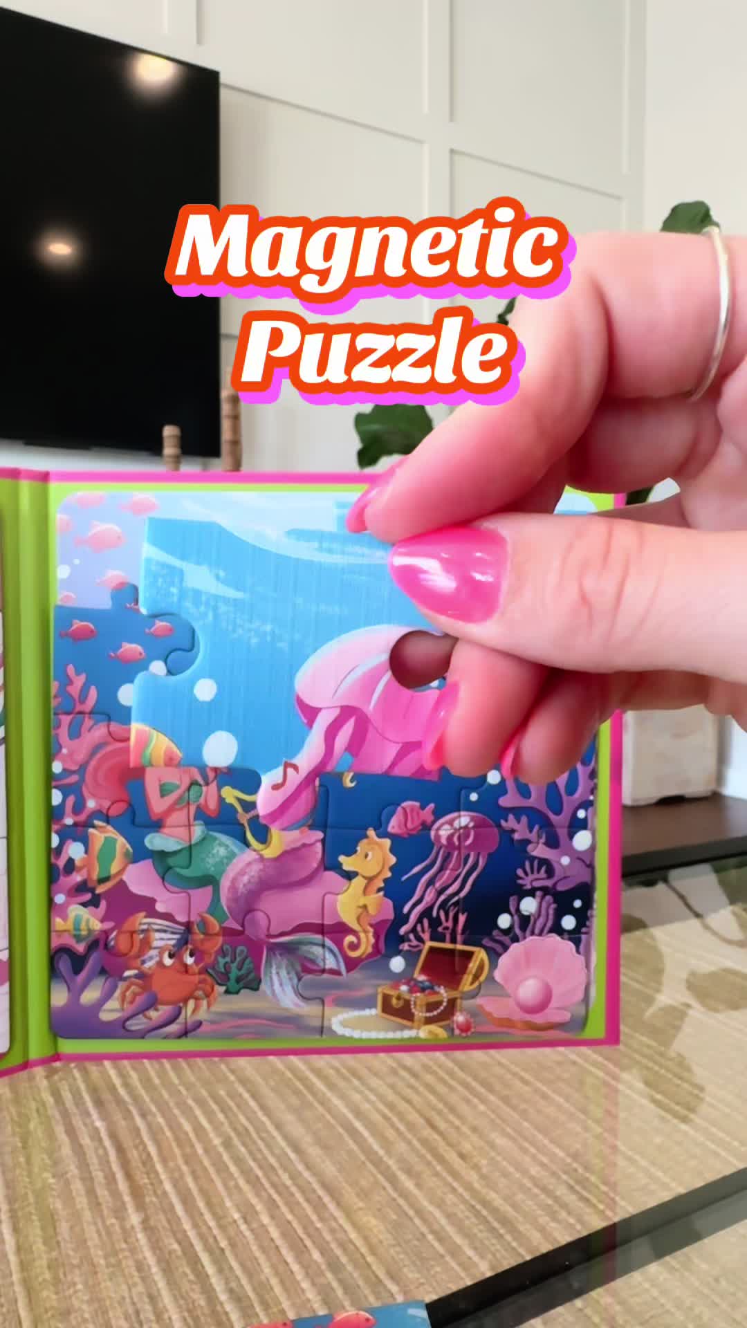 These Magnetic Puzzle Books make the perfect quiet time or on the go activity to