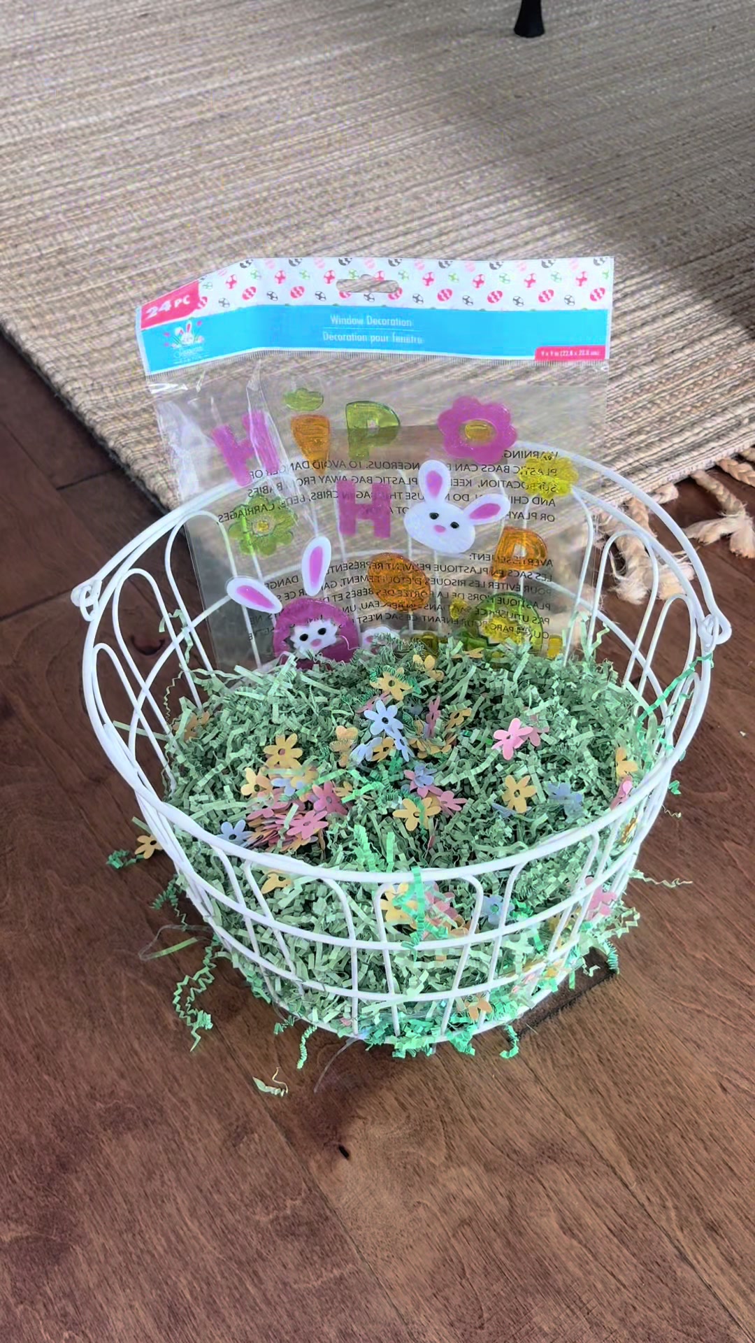 Easter Basket Assembly 🐣 🐰🤍✨