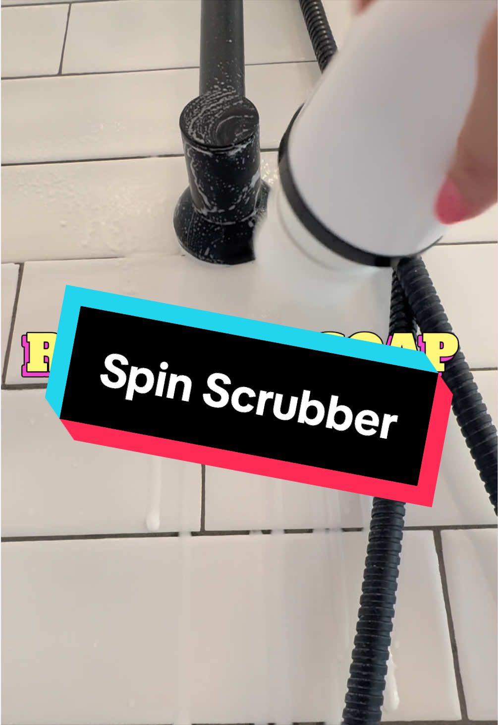 The spin scrubber that has the attachments to quite literally clean EVERYTHING!