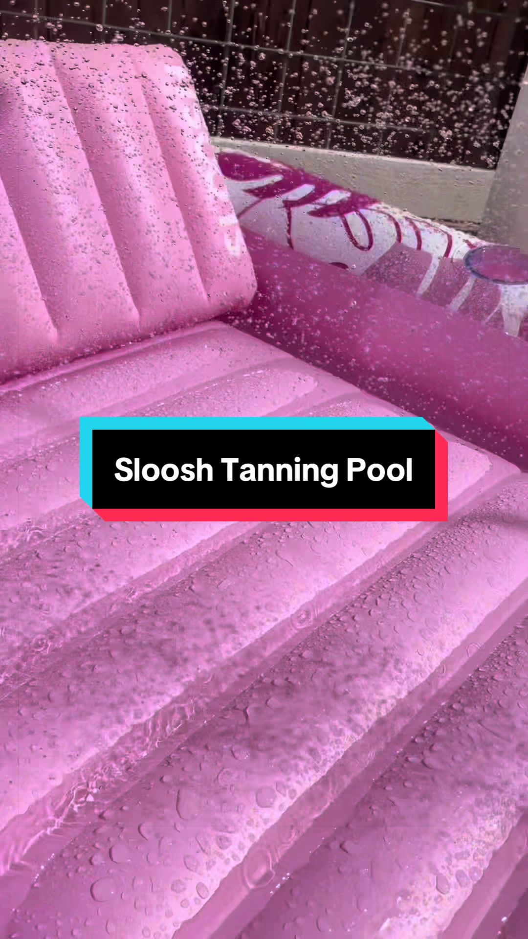 SLOOSH inflatable tanning pool aesthetic backyard upgrade ☀️ Transform your outd