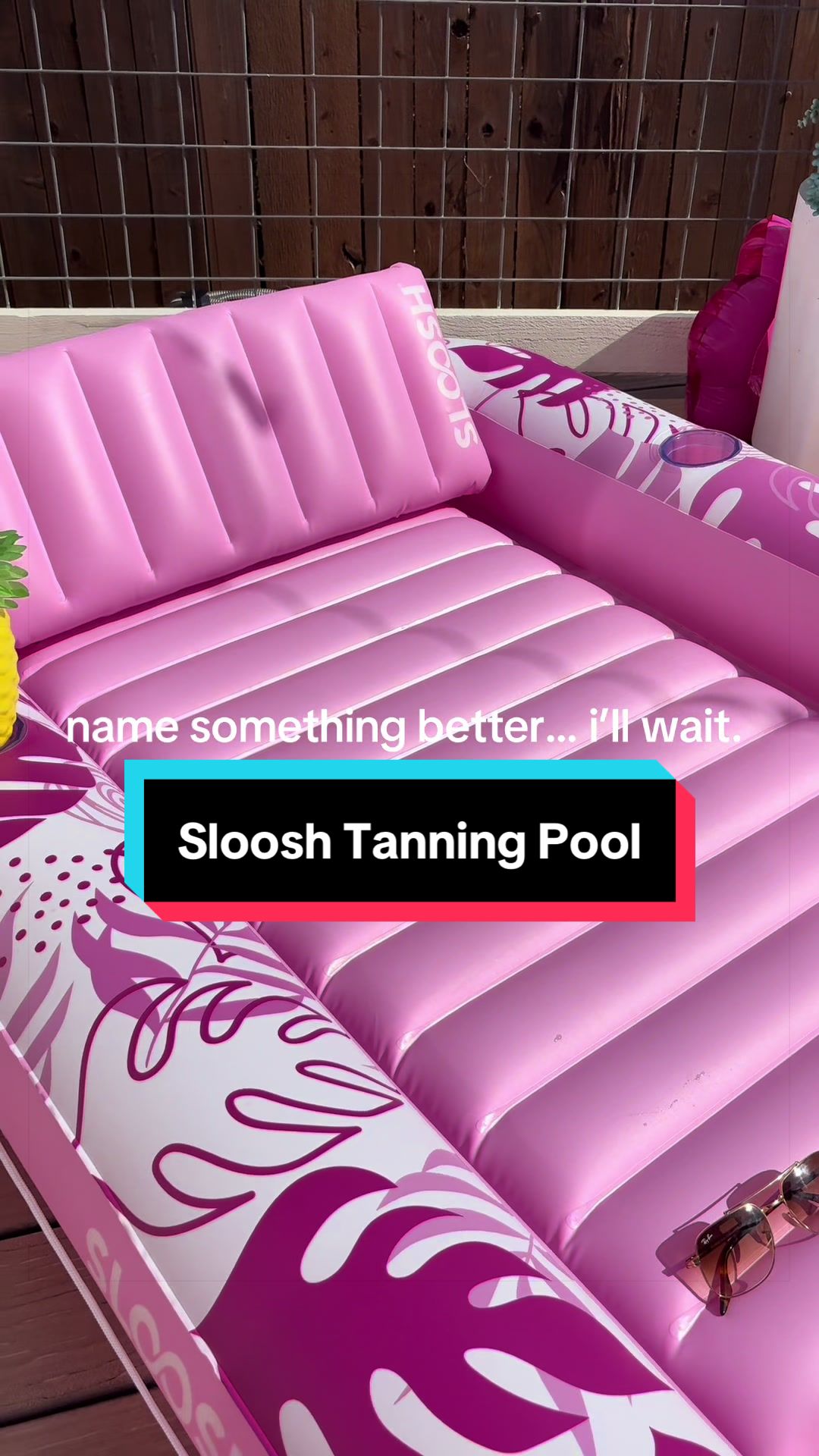 POV: your backyard just turned into a luxury resort ☀️💦 The Sloosh tanning pool
