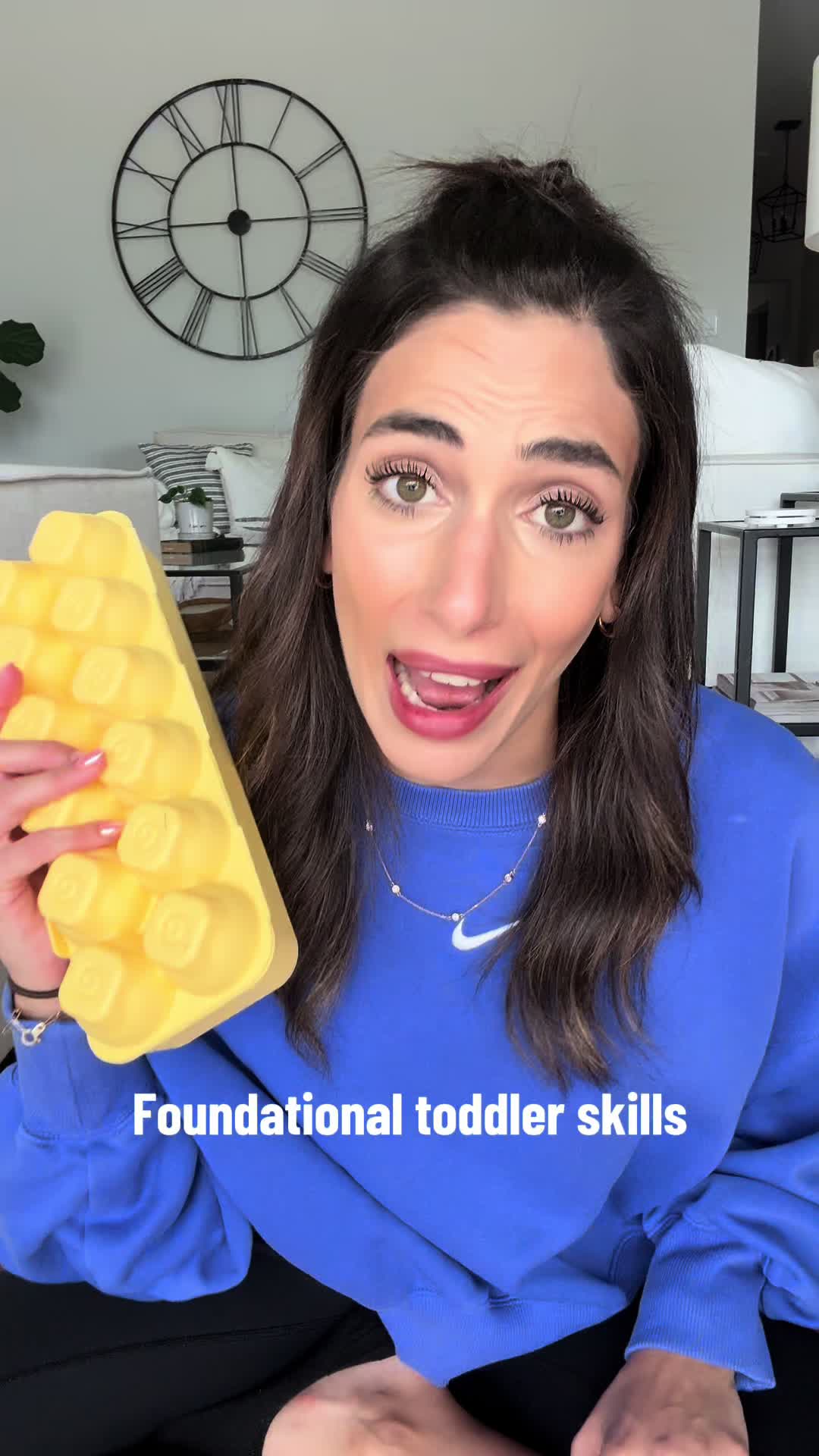 This matching egg toy is one of my favorite educational toys for toddlers 🥚✨ Eac