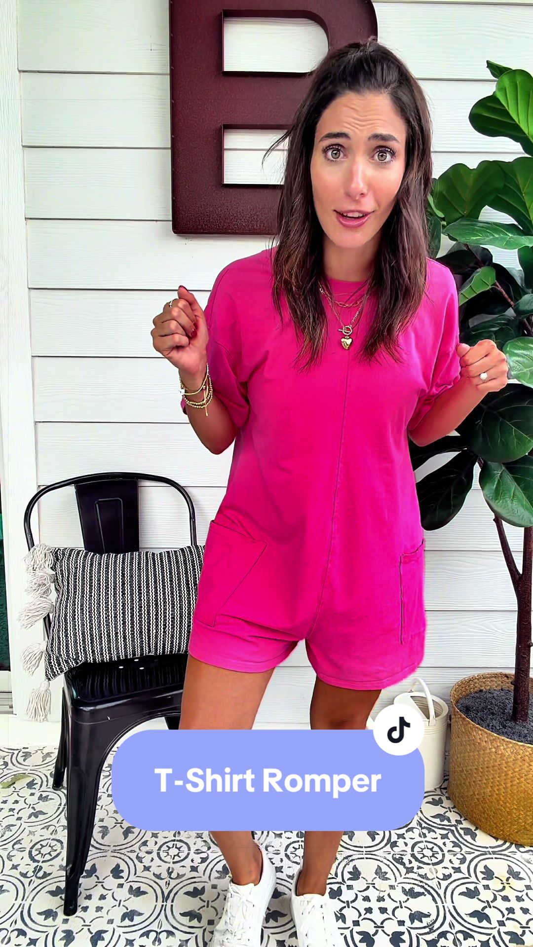 ✨ Viral T-Shirt Romper Alert ✨ This oversized t-shirt romper is the definition of comfy and cute! Featuring a relaxed fit, short sleeves, oversized silhouette, and pockets. Perfect for running errands, travel days, beach trips, lounging, and effortless everyday style. * t shirt romper women * oversized romper * casual romper women * loose fit romper * oversized t shirt dress romper * summer romper women * comfy romper with pockets * travel outfit women * airport outfit * lounge romper * everyday casual outfit * oversized tee romper * short sleeve romper * vacation outfit women * beach cover up romper * mom outfit inspiration * comfy chic fashion * trendy women’s clothing * relaxed fit romper * Amazon fashion find t shirt romper women, oversized romper, viral romper, comfy romper with pockets, summer romper outfit, casual romper women, travel outfit women, airport outfit ideas, oversized tee romper, loose fit romper