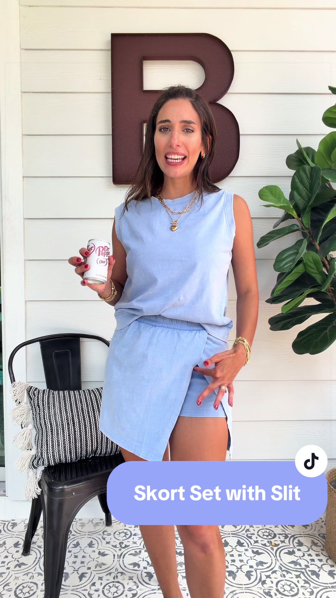 Women’s 2 Piece Lounge Set Summer Outfit | Sleeveless Tank Top & Skort Set | Casual Matching Set for Women | Athletic Skirt Shorts Set | Travel Outfit | Vacation Clothes | Comfy Everyday Wear Stay cool, comfortable, and effortlessly stylish with this Women’s 2 Piece Matching Lounge Set, featuring a sleeveless crewneck tank top and matching skort with built-in shorts. Designed with soft, stretchy fabric and a relaxed fit, this versatile set is perfect for everyday wear, travel, vacations, errands, brunch, sporting events, and casual summer outings. Lightweight and breathable, this trendy matching set combines the comfort of loungewear with the polished look of an athletic skort outfit. Dress it up with sandals or keep it casual with sneakers for an easy, put-together look. Features ✔ Soft, buttery-feel stretch fabric ✔ Sleeveless crewneck tank top ✔ Matching skort with built-in shorts ✔ Lightweight & breathable for summer ✔ Relaxed fit for all-day comfort ✔ Perfect for travel, errands, vacations & everyday wear ✔ Easy mix-and-match wardrobe staple ✔ Available in multiple trendy colors Perfect For * Summer outfits * Vacation outfits * Airport travel outfits * Mom-on-the-go outfits * Running errands * Casual brunch dates * Sporting events * Beach trips * Weekend wear * Athleisure style women matching set, 2 piece outfit women, summer lounge set, skort set women, sleeveless tank set, vacation outfit women, travel outfit women, athleisure set, casual summer outfit, comfy matching set, tennis skort outfit, trendy two piece set, airport outfit women, lightweight summer clothes, mom outfit, resort wear women, everyday lounge set, soft stretch outfit, casual matching shorts set, womens summer fashion