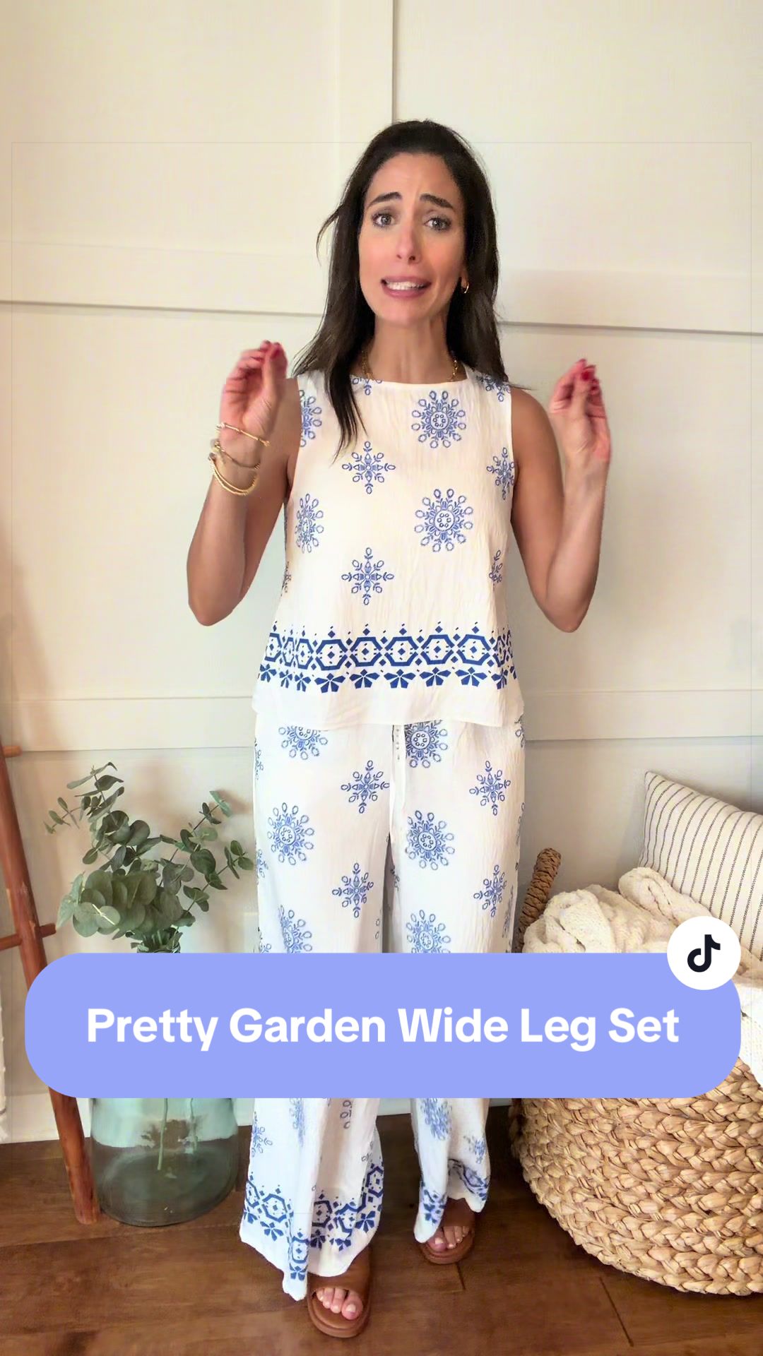 PrettyGarden 2 Piece Set 💙✨ The perfect summer matching set! Casual vacation outfit, resort wear, beach outfit, travel outfit, two piece lounge set, boho fashion, wide leg pants set, vacation style, comfortable summer outfit, effortless chic look, boutique fashion, women’s matching set, lightweight outfit, trendy summer fashion, everyday style, vacation ready outfit. This PrettyGarden two-piece set is giving effortless vacation vibes! 💙☀️ Lightweight, flattering, and perfect for travel, brunch, beach days, cruises, and summer vacations. The wide-leg pants and flowy top make this an easy outfit you’ll wear on repeat!
