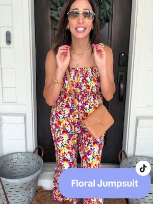 🌸 THE JUMPSUIT THAT DOES ALL THE TALKING 🌸 If you’re looking for a statement piece that’s as comfortable as it is cute, this floral jumpsuit is it. Designed with a flattering relaxed fit, feminine details, and an eye-catching floral print, this one-piece outfit makes getting dressed effortless. Whether you’re headed to brunch, vacation, family photos, church, a summer event, or simply want an outfit that stands out, this jumpsuit is the perfect choice. The flowy silhouette offers all-day comfort while the flattering shape creates an easy, polished look you’ll feel confident wearing anywhere. Just add sandals, wedges, or your favorite accessories and you’re ready to go. Bright, fun, and effortlessly stylish, this is the kind of outfit that gets compliments every time you wear it. ✔️ Floral print jumpsuit ✔️ Flattering relaxed fit ✔️ Lightweight and comfortable ✔️ Easy one-piece outfit ✔️ Perfect for vacations, brunch & special occasions ✔️ Dress up or down with ease ✔️ Boutique favorite style