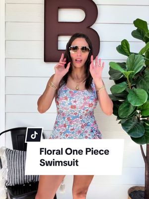 Feel confident and stylish at the beach or pool in this floral one-piece swimdress. Designed with tummy-control support, a flattering ruched waist, and an elegant skirted silhouette, this swimsuit provides comfortable coverage while enhancing your natural shape. The vibrant floral print adds a feminine touch, making it perfect for vacations, swimming, cruises, and summer getaways. ✔ Tummy-control design creates a smooth, flattering silhouette ✔ Built-in one-piece swimsuit with stylish swimdress coverage ✔ Ruched side tie detail enhances curves and comfort ✔ Soft, stretchy, quick-drying fabric for all-day wear ✔ Floral print adds a feminine, fashionable look ✔ Ideal for beach trips, pool parties, cruises, and vacations floral swimsuit women swimdress skirted swimsuit tummy control bathing suit modest swimwear one piece swimsuit ruched swim dress slimming swimsuit beachwear vacation swimwear full coverage bathing suit floral bathing suit