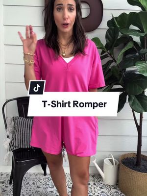 ✨ THE OVERSIZED ROMPER EVERYONE NEEDS ✨ If comfort is your love language, this romper is about to become your new favorite. Designed with a relaxed oversized fit, roomy silhouette, and functional pockets, it’s the effortless throw-on-and-go piece you’ll reach for all season long. Whether you’re running errands, heading to the beach, traveling, grabbing coffee, or lounging at home, this romper keeps you looking cute while feeling comfortable all day.