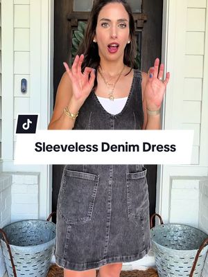The denim dress you’ll wear on repeat. This black denim overall dress is the perfect throw-on-and-go summer outfit—easy to style with tanks, tees, sneakers, sandals, or boots. Casual, comfortable, and effortlessly chic. ✨ Black denim dress ✨ Overall dress outfit ✨ Sleeveless denim dress ✨ Casual summer outfit ✨ Everyday fashion staple ✨ Layering piece for all seasons ✨ Boutique style find ✨ Weekend outfit idea
