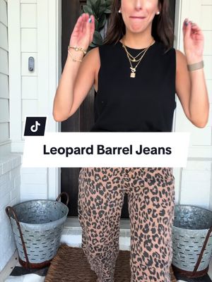 🐆 Leopard Print Barrel Jeans | Statement Denim You’ll Wear on Repeat ✨ Turn heads in these trending leopard print barrel jeans. Featuring a relaxed wide-leg fit, bold animal print, and effortlessly cool silhouette, these jeans instantly elevate any basic tank, tee, or bodysuit. The ultimate fashion-forward piece for summer and fall. ✨ Leopard print jeans ✨ Barrel leg denim ✨ Wide leg jeans ✨ Animal print outfit ✨ Statement denim trend ✨ Casual chic style ✨ Fashion girl favorite ✨ Boutique fashion find