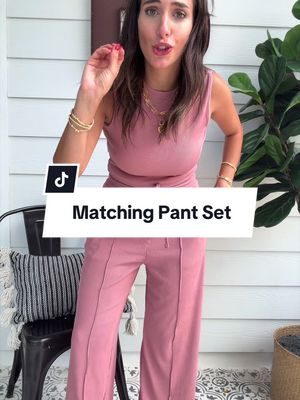 Stop sacrificing cute for comfort when you can have both. This matching two-piece lounge set is made for busy moms who want to feel put together without giving up comfort. Featuring a soft sleeveless crop tank and flowy wide-leg pants with a comfortable drawstring waist, this set delivers the effortless look everyone is obsessed with right now. Whether you’re running errands, grabbing coffee, heading to school pickup, traveling, lounging at home, or meeting friends for lunch, this outfit does all the work for you. Just throw it on and go. Why moms love it: ✔ Soft, comfortable fabric you can wear all day ✔ Flattering wide-leg silhouette ✔ Easy throw-on-and-go outfit ✔ Looks stylish with sneakers, sandals, or slides ✔ Perfect for travel, errands, brunch, and everyday life ✔ Comfortable enough for home, cute enough for leaving the house This is the outfit you’ll reach for again and again.