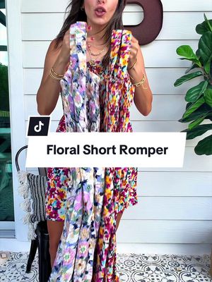 If you’re tired of choosing between comfort and looking put together, this romper is about to become your summer favorite. Designed with busy moms in mind, this lightweight floral romper features a flattering relaxed fit, functional pockets, and an easy throw-on-and-go style that makes getting dressed effortless. Whether you’re chasing toddlers at the park, heading to a splash pad, running errands, or packing for vacation, this romper keeps you cool, comfortable, and cute all day long. The colorful floral print adds a fun feminine touch while the loose fit allows for easy movement and all-day comfort. Pair it with sandals, sneakers, or a denim jacket for an outfit you’ll wear on repeat. Why Moms Love It ✔ Functional pockets ✔ Lightweight and breathable fabric ✔ Comfortable loose fit for all-day wear ✔ Easy one-piece outfit solution ✔ Perfect for chasing kids and staying cool ✔ Cute enough for brunch, comfortable enough for everyday life ✔ Great for vacations, theme parks, playgrounds, and errands Because mom life is busy enough—your outfit shouldn’t be.