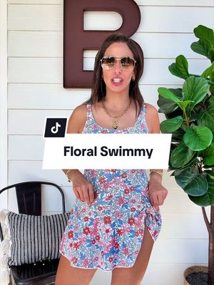 The mom-approved swimsuit that’s cute, flattering, and actually comfortable. If you’ve been searching for a swimsuit that gives coverage without sacrificing style, this floral swim dress is it. Designed with built-in shorts and a flattering silhouette, it smooths in all the right places while helping you feel confident whether you’re chasing kids at the splash pad, swimming at the pool, or relaxing on vacation. The feminine floral print, flattering fit, and comfortable coverage make this a favorite among moms who want to enjoy summer without constantly adjusting their swimsuit. Why Moms Love It ✔ Built-in shorts for extra coverage and confidence ✔ Flattering tummy-friendly design ✔ Creates a beautiful hourglass shape ✔ Comfortable enough for all-day wear ✔ Cute floral print that’s feminine and fun ✔ Perfect for swimming, splash pads, water parks, and vacations ✔ Mom-approved comfort and confidence Because every mom deserves a swimsuit that helps her feel amazing.