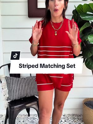 Women’s Striped Knit Lounge Set Oversized Top and Shorts Matching Set Casual Summer Vacation Outfit Soft Lightweight Resort Wear striped lounge set women, knit matching set, oversized lounge set, summer two piece set, resort wear women, vacation outfit women, beach outfit women, coastal grandmother outfit, casual matching set, oversized knit top, knit shorts set, comfy lounge wear, travel outfit women, soft knit set, weekend outfit women, relaxed fit matching set, spring summer fashion, boutique clothing women, trendy lounge set, lightweight knit outfit, vacation clothes women, chic casual outfit, everyday matching set, plus size lounge set, effortless style women