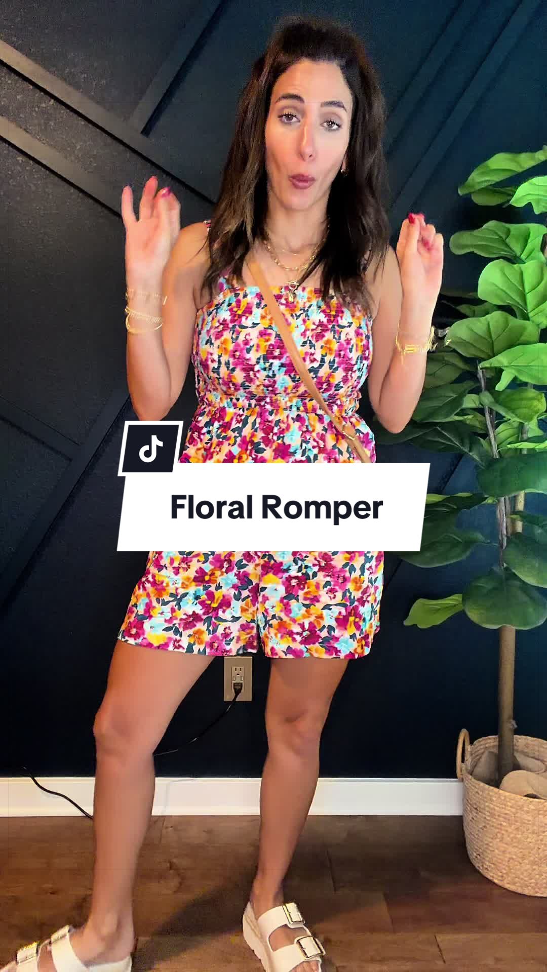 Women’s Flowy Floral Romper Plus Size Friendly Sleeveless Casual Outfit with Pockets Cute Summer Fashion plus size romper women, curvy fashion women, flattering floral romper, flowy summer romper, romper with pockets, comfortable casual outfit, stretchy summer clothing, curvy friendly fashion, easy one piece outfit, lightweight floral romper, mom friendly outfit, everyday summer clothes, cute casual fashion, women’s trendy romper, flattering fit women, boutique style romper, casual weekend outfit, colorful floral fashion, soft comfortable clothing, summer wardrobe essential, true to size romper