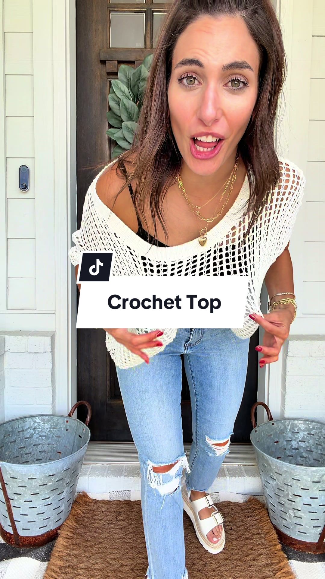 Women’s Oversized Crochet Knit Cover Up Sweater Top – Lightweight Hollow Out Fishnet Pullover, Off Shoulder Batwing Sleeve Beach Coverup, Breathable Open Knit Summer Shirt for Swimwear, Tank Tops, Vacation & Casual Wear