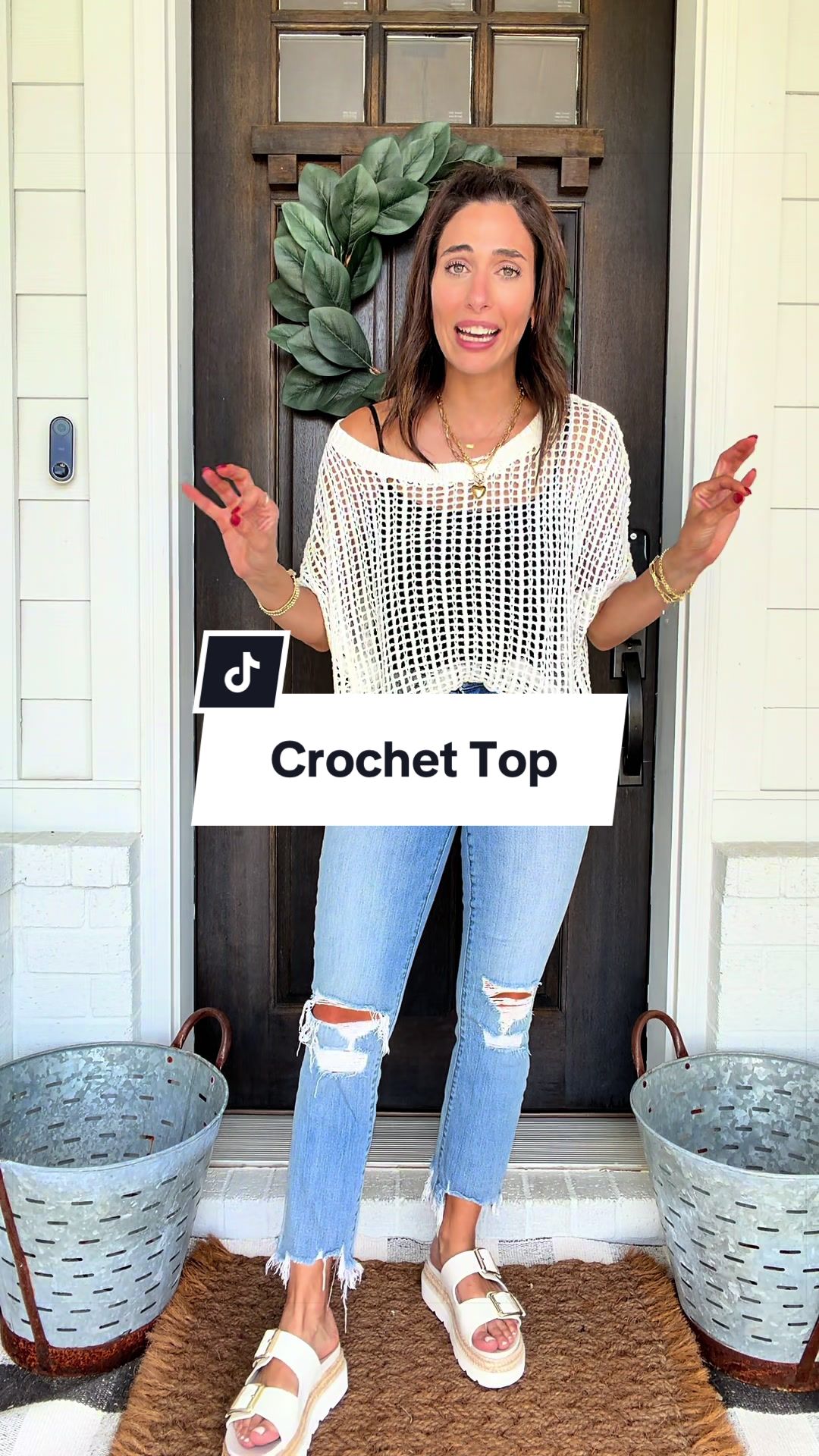 Women’s Loose Open Knit Crochet Sweater – Oversized Mesh Cover Up Top with Batwing Sleeves, Lightweight Breathable Hollow Out Pullover, Off Shoulder Beachwear Tunic for Summer, Resort, Cruise, Poolside & Everyday Styling