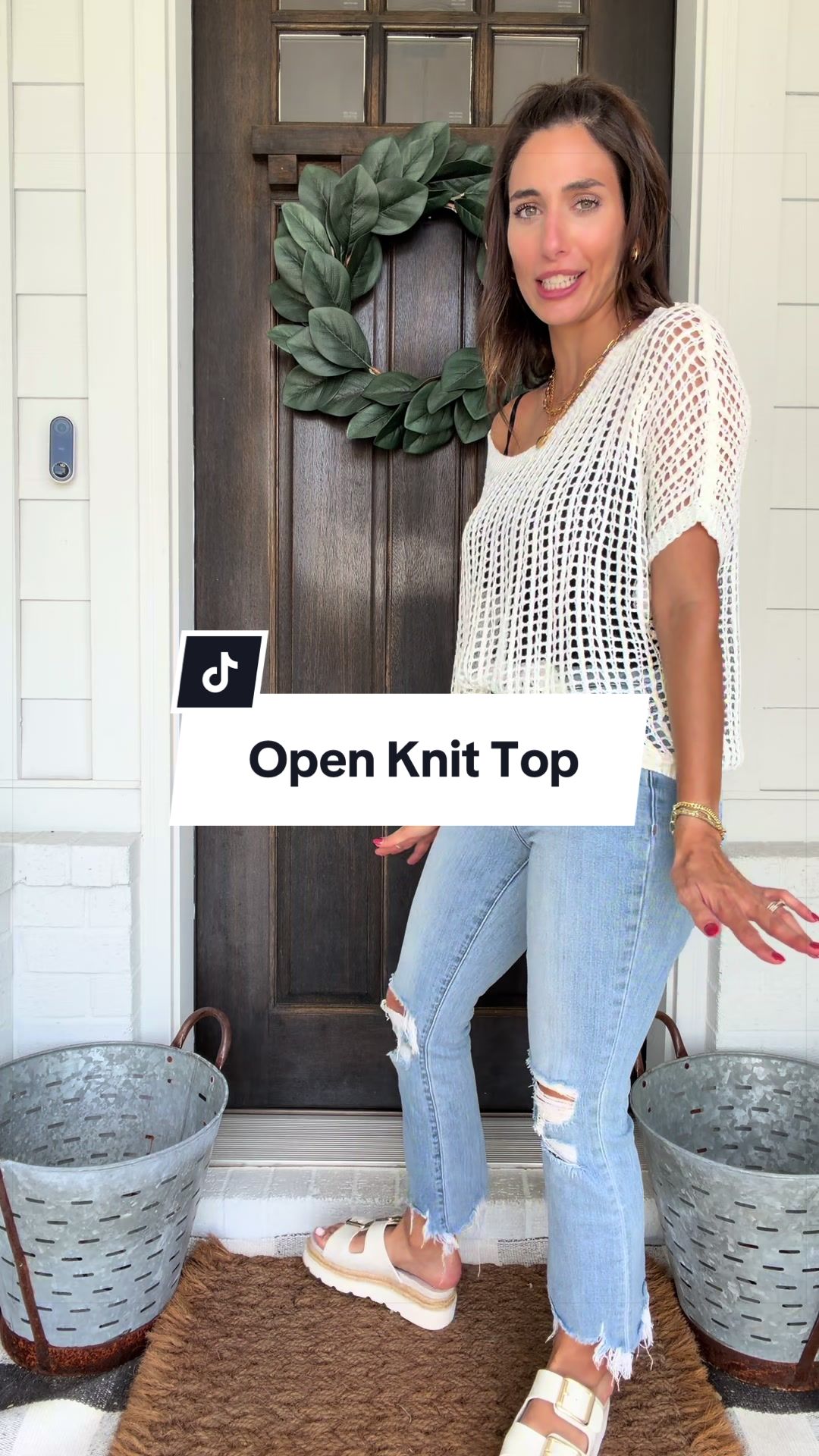 This Dokotoo crochet sweater is the layering piece you’ll wear on repeat all summer. The lightweight open-knit design gives you that effortless coastal, boho look while keeping you cool. Wear it as an off-the-shoulder top, over a tank, bralette, or swimsuit for the perfect beach cover-up. Pair it with denim shorts, white jeans, linen pants, or over your favorite swimsuit for vacation, lake days, brunch, concerts, or everyday errands. Reviewers love the oversized fit, breathable fabric, soft feel, and versatility, with many buying multiple colors because it’s that good. If you’re looking for an easy throw-on piece that instantly elevates any outfit, this is it.