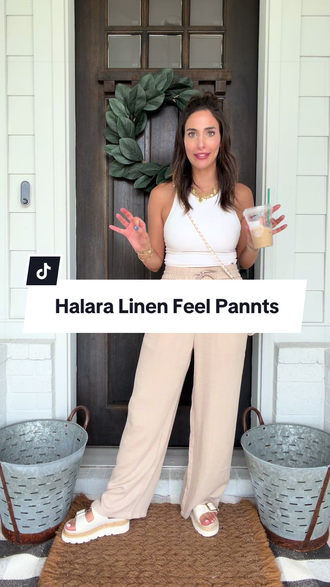 Halara Linen Feel Pants 🤍 These Halara linen feel pants are giving effortless coastal chic without the wrinkles of real linen. The lightweight, breathable fabric keeps you cool on hot summer days while the relaxed wide-leg fit creates a flattering silhouette that’s comfortable enough for all-day wear. Dress them up with a crochet sweater, tank, or blouse for brunch, vacation, church, work, or date night, or pair them with a basic tee and sandals for everyday errands. They’re the perfect throw-on pant when you want to look polished without sacrificing comfort. If you’re creating a capsule wardrobe, these are the versatile pants you’ll reach for over and over.