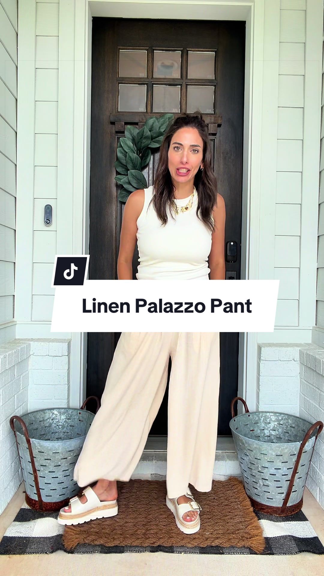 ✨ The breezy cotton-linen pants you’ll wear on repeat all season! These Tanming cotton-linen culottes are the perfect mix of comfort and style. Made with a soft, breathable cotton-linen blend, they have a lightweight feel with a flowy wide-leg silhouette that flatters every body type. The high-rise elastic waistband offers all-day comfort while the cropped ankle-length design pairs effortlessly with tanks, tees, blouses, or lightweight sweaters. Dress them up with wedges for brunch or vacation, or keep them casual with sandals or sneakers for errands and everyday mom life. Reviewers love that they’re true to size, comfortable, easy to style, and don’t wrinkle as much as traditional linen. If you’re looking for an elevated summer staple that’s comfortable enough to live in, these are it. Tanming cotton linen pants, cotton linen culottes, wide-leg cropped pants, women’s linen pants, breathable summer pants, lightweight pants, flowy culottes, ankle-length pants, high-waisted pants, elastic waist pants, vacation outfit, resort wear, coastal grandmother style, coastal granddaughter outfit, old money aesthetic, quiet luxury fashion, casual chic outfit, mom outfits, teacher outfits, brunch outfit, travel pants, effortless style, capsule wardrobe, linen blend pants, comfortable summer clothes, boutique fashion, TikTok made me buy it, viral fashion finds, everyday wardrobe essentials, women’s casual fashion.