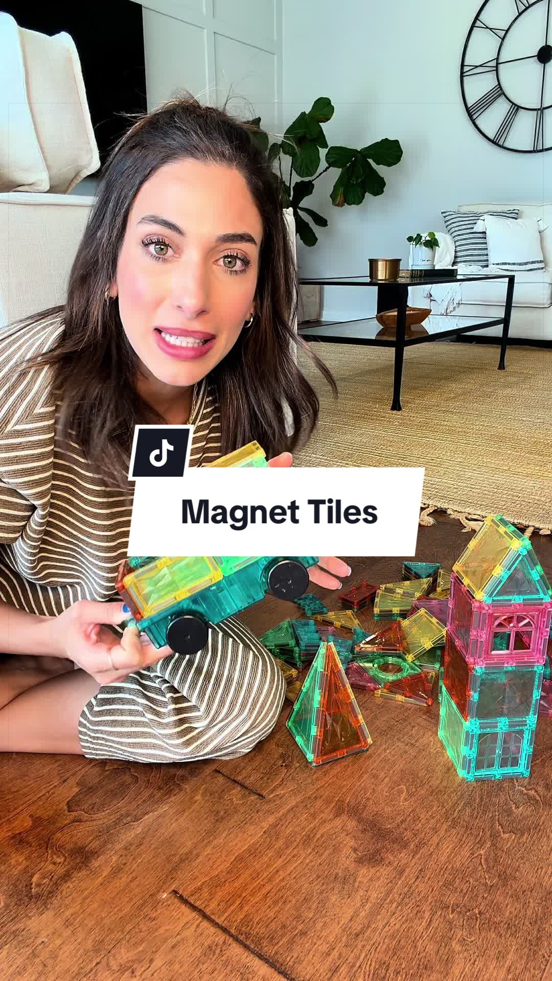 Magnet tiles for a fraction of the price. Creative invitation to play. Screen free play.