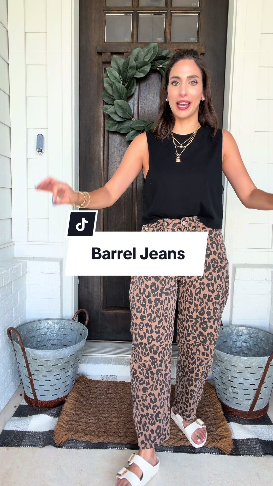 The perfect baby barrel jean! High quality, stretchy barrel jeans!