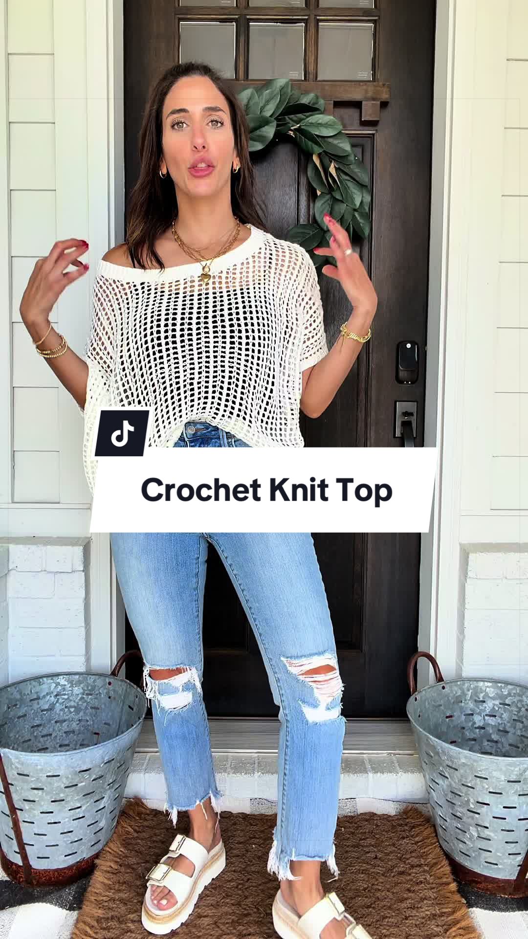 The perfect crochet top that will elevate any outfit!