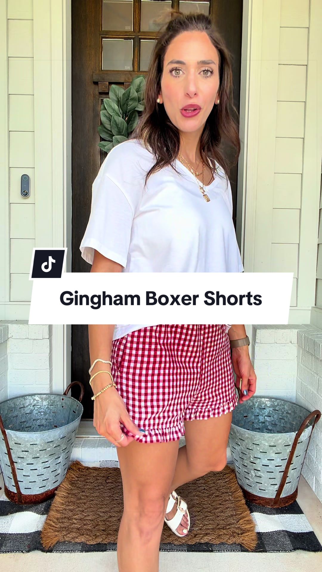 These cutie patootie gingham boxer shorts will have you staying comfortable and looking stylish!