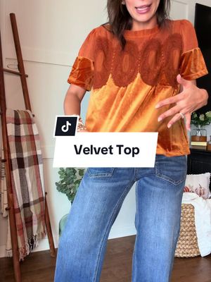 Velvet top, lace detail, mesh, babydoll top
